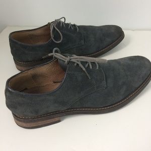ASHER GREEN  Suede Leather  Oxford Shoes Men 10.5M